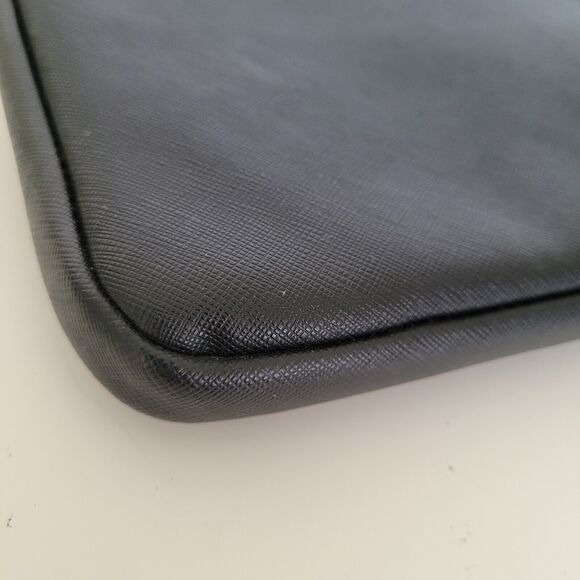 Kate Spade Black Solid Universal Laptop Slim Sleeve Pouch Zip 13" Inch Padded - Picture 12 of 12